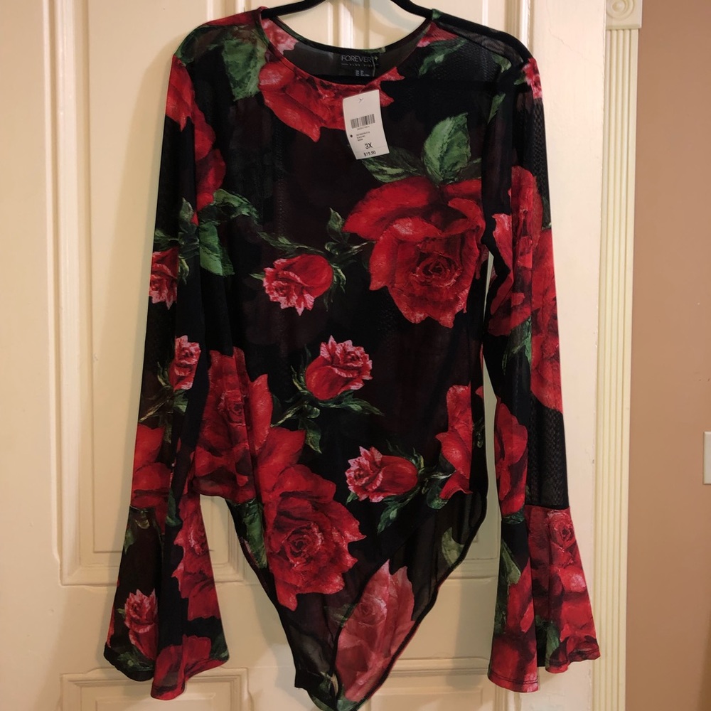 Plus size bodysuit